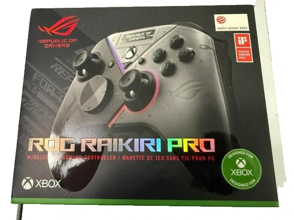 ASUS ROG Raikiri Pro Wireless Controller OLED Xbox Series X S PC Black New